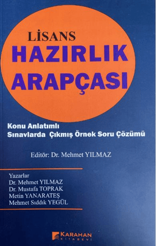 Lisans Hazırlık Arapçası Mehmet Yılmaz