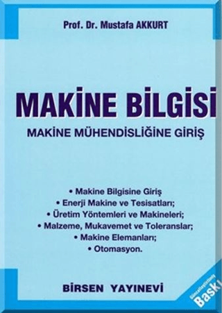 Makine Bilgisi %20 indirimli Mustafa Akkurt