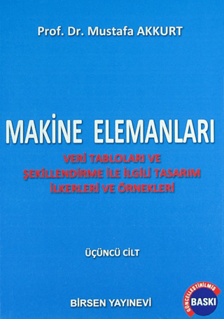 Makine Elemanları Cilt: 3 %20 indirimli Mustafa Akkurt