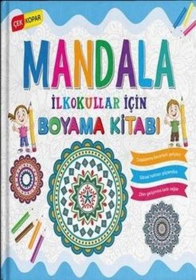 Mandala - İlkokullar İçin Boyama Kitabı - Çek Kopar Kolektif