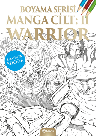 Manga Boyama Cilt 2 - Warrior Kolektif