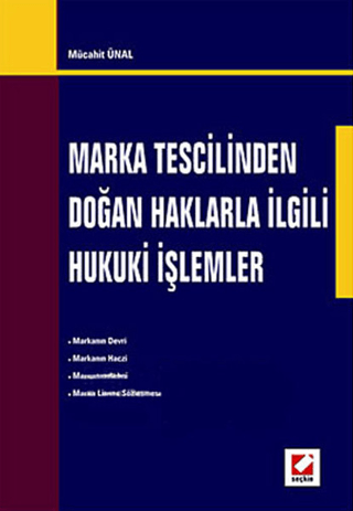 Marka Tescilinden Doğan Haklarla İlgili Hukuki İşlemler Mücahit Ünal