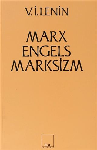 Marx - Engels - Marksizm Vladimir İlyiç Lenin