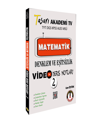 TYT DGS KPSS ALES MSÜ Matematik Denklem Eşitsizlik Video Ders Notları 