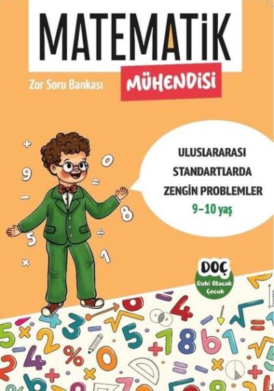 Matematik Mühendisi Zor Soru Bankası 9 - 10 Yaş - Uluslararası Standar