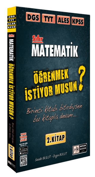 2021 DGS ALES KPSS Matematik Öğrenmek İstiyor Musun ? 2. Kitap Saadet 