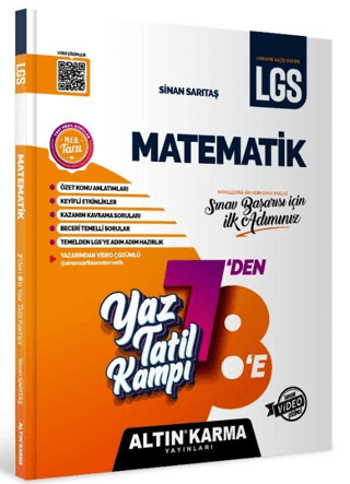 Matematik Yaz Tatil Kampı LGS 7-8. Sınıf Hazırlık Kolektif