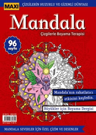 Maxi Mandala Çizgilerle Boyama Terapisi 8 Bertan Kodamanoğlu