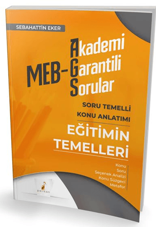 MEB - AGS Eğitimin Temelleri Soru Temelli Konu Anlatımı Sebahattin Eke