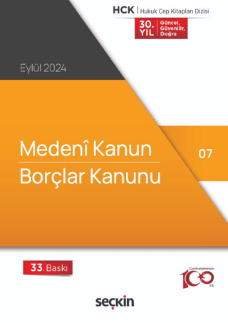 Medeni Kanun – Borçlar Kanunu (Cep Kitabı) Kollektif