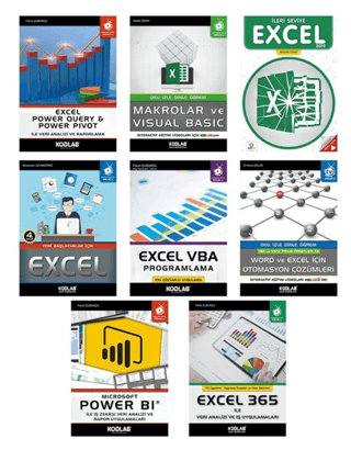 Mega Excel Eğitim Seti - 8 Kitap Takım Kolektif