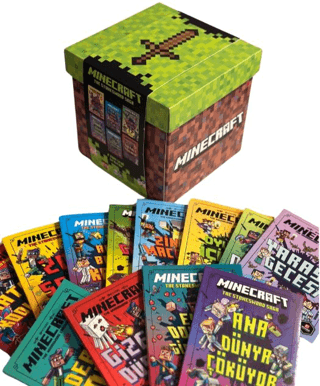 Mega Minecraft Küpü 12 Kitap Set Nick Eliopulos