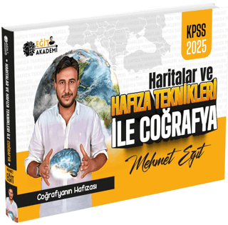 2022 KPSS Haritalar ve Hafıza Teknikleriyle Coğrafya Mehmet Eğit