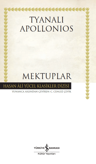 Mektuplar (Ciltli) Tyanalı Apollonios