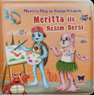 Meritta İle Resim Dersi - Meritta Plaj ve Banyo Kitabım Ömer Canbir