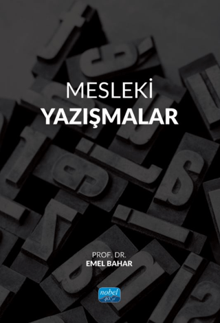 Mesleki Yazışmalar Emel Bahar