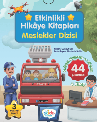 Etkinlikli Hikaye Kitapları Seti - Meslekler Dizisi - 4 Kitap Takım Cü