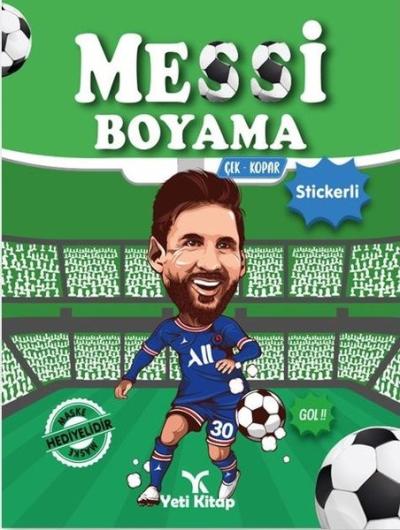 Messi Boyama - Çek Kopar Stickerli Kolektif