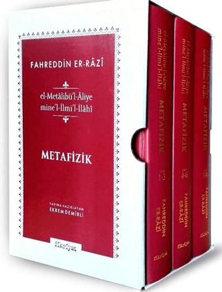 Metafizik: El-Metalibü'l - Aliye Seti - 3 Kitap Takım Fahreddin Er-Raz