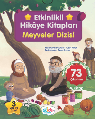 Etkinlikli Hikaye Kitapları Seti - Meyveler Dizisi - 4 Kitap Takım Cün