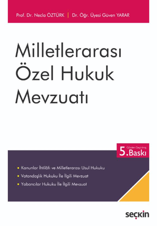 Milletlerarası Özel Hukuk Mevzuatı Güven Yarar