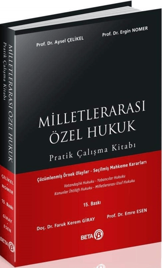 Milletlerarası Özel Hukuk Pratik Çalışma Kitabı Aysel Çelikel