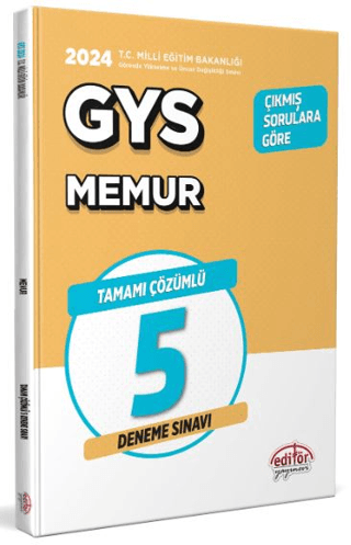 Milli Eğitim Bakanlığı GYS Memur Tamamı Çözümlü 5 Deneme Sınavı Kolekt