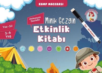 Minik Gezgin Etkinlik Kitabı - Yaz-Sil 3-6 Yaş Kolektif