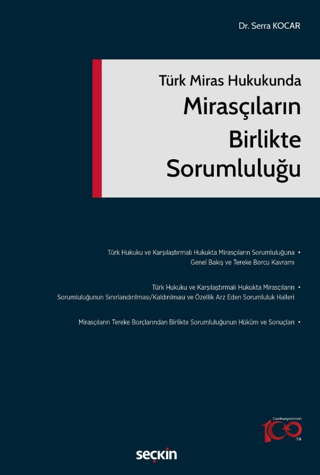 Mirasçıların Birlikte Sorumluluğu Serra Kocar