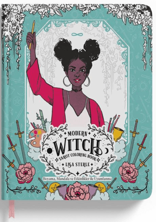 Modern Witch Tarot Coloring Book - Boyama,Mandala ve Etkinlikler İle U