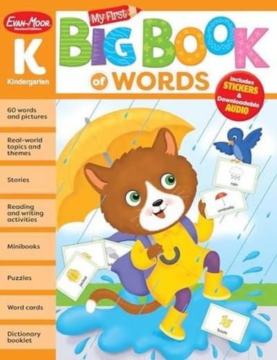 My First Big Book of Words, Grade K Evan Moor