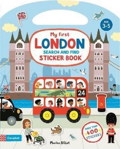 My First Search and Find London Sticker Book Campbell Books