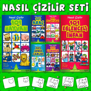 Nasıl Çizilir Seti (6 Kitap Takım) %20 indirimli Dan Green