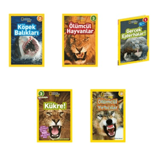 National Geographic Kids Ölümcül Hayvanlar Seti - 5 Kitap Takım Meliss