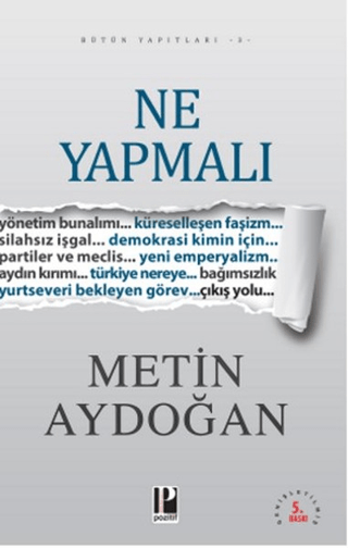 Ne Yapmalı Metin Aydoğan