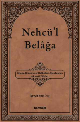 Nehcü'l Belağa (Ciltli) Seyyid Razi