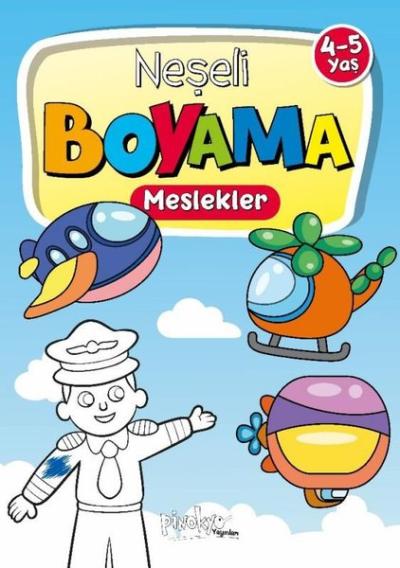 Neşeli Boyama Meslekler 4 - 5 Yaş Buçe Dayı