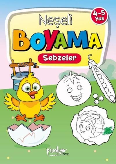 Neşeli Boyama Sebzeler 4 - 5 Yaş Buçe Dayı