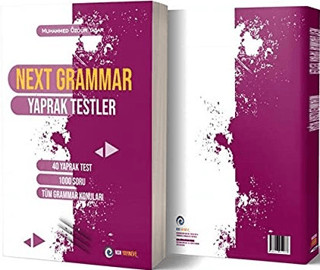 Next Grammar YDS Yaprak Testler Muhammed Özgür Yaşar