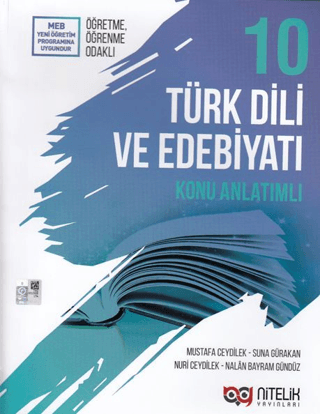 10.Sınıf Türk Dili ve Edebiyatı Konu Anlatımlı Mustafa Ceydilek