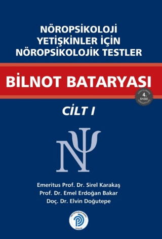 Bilnot Bataryası - Nöropsikoloji Yetişkinler İçin Nöropsikolojik Testl