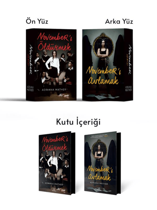 November Serisi Seti - 2 Kitap Takım - Kutulu (Ciltli) Adriana Mather