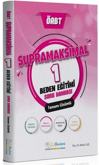 ÖABT Beden Eğitimi Supramaksimal - 1 Soru Bankası Çözümlü Mutlu Cuğ