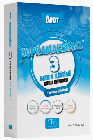 ÖABT Beden Eğitimi Supramaksimal-3 Soru Bankası Çözümlü Mutlu Cuğ