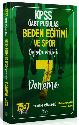 ÖABT Beden Eğitimi ve Spor Öğretmenliği 7 Deneme Çözümlü Ahmet Çam