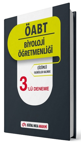 KPSS ÖABT Biyoloji Öğretmenliği Çözümlü 3lü Deneme Kolektif