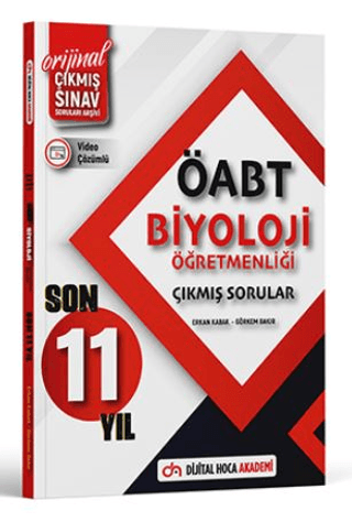 ÖABT Biyoloji Son 11 Yıl Orijinal Çıkmış Sınav Soruları Video Çözümlü 