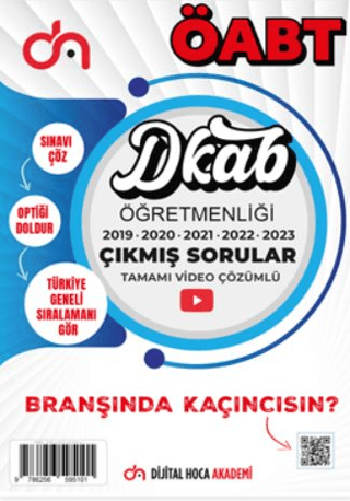 ÖABT DKAB Son Beş Yıl Çıkmış Sorular Tamamı Video Çözümlü Kolektif