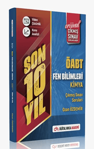 KPSS ÖABT Fen Bilimleri Öğretmenliği Kimya Son 10 Yıl Çıkmış Sorular V