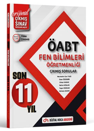 ÖABT Fen Bilimleri Son 11 Yıl Orijinal Çıkmış Sınav Soruları Kolektif